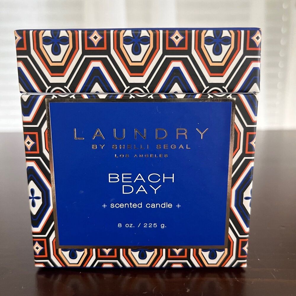 Laundry By Shelli Segal BEACH DAY Candle 8 Oz W/Box NEW Sealed